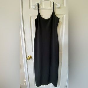 All That Jazz Black Knit Maxi Sleeveless Dress Size Medium like new -Final offer